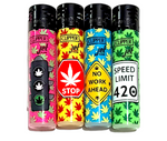 Clipper Electronic Jet Lighters - Weed Signs4pack
