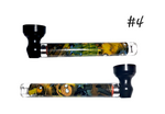 D&K Rick & Morty Design Glass Pipe - Assorted #4