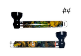 D&K Rick & Morty Design Glass Pipe - Assorted #4