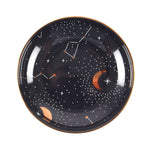 10.5cm Ceramic Purple Star Sign Trinket Dish.