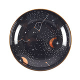 10.5cm Ceramic Purple Star Sign Trinket Dish.