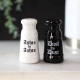 Ashes To Ashes Salt And Pepper Set..