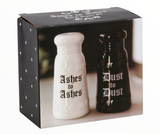 Ashes To Ashes Salt And Pepper Set in box