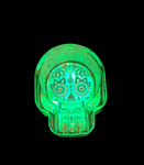 Chongz Glow in the Dark Skull Ashtray Glass..