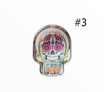 Chongz Glow in the Dark Skull Ashtray Glass.