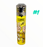 Clipper Jet Flame Lighter 'Hippie'
Yellow