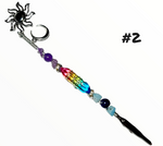 Handmade crystal roach clips/ joint holders