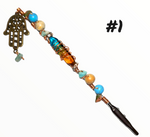Handmade crystal roach clips/ joint holders