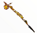 Hufflepuff Inspired handmade crystal roach clip