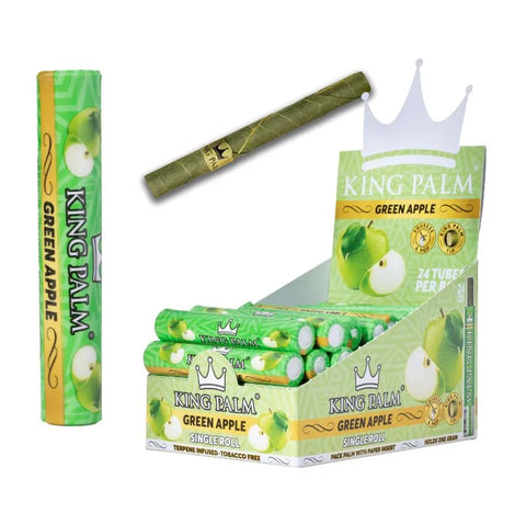 King Palm Single Roll - Apple Green