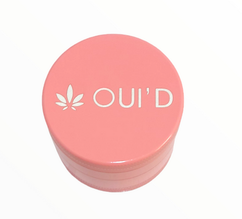 OUI'D Pink Ceramic Coated 4-part 63mm Grinder