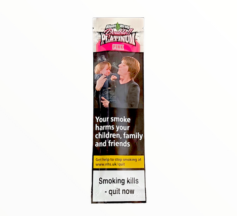 PLATINUM Premium Double Blunt Wraps - Pink