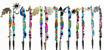 Handmade crystal joint holders roach clips